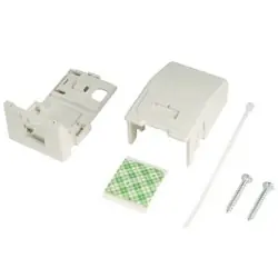 Siemon MX-SMZ2-20 Surface Mount Box, 2 Openings, ZMAX, Ivory