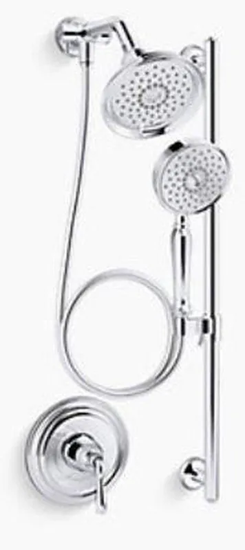 Kohler 22179-CP Bancroft Single Handle Multi Function Shower System in Polished Chrome
