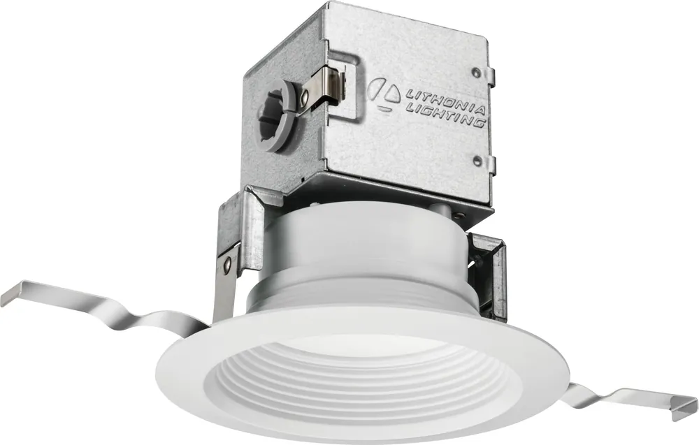 ACUITY BRANDS 4JBKRD30K90CRIMW Lithonia Lighting 4JBK RD 30K 90CRI MW OneUp Round LED Direct-Wire Recessed Downlight