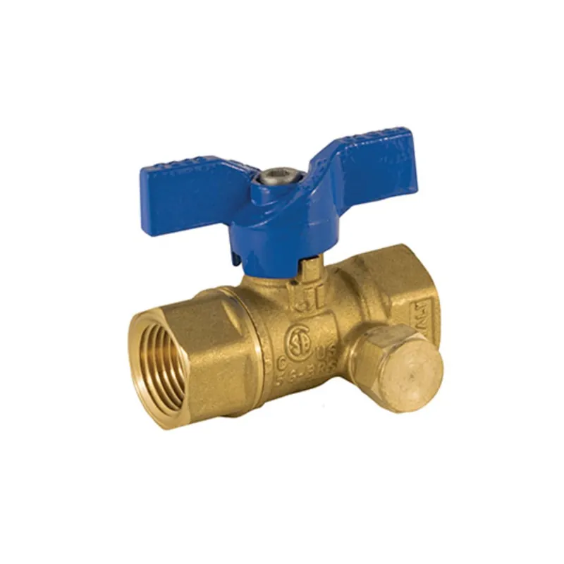 JOMAR 102-301 Gas Ball Valve, 2 Piece, 600 WOG, with Side Tap