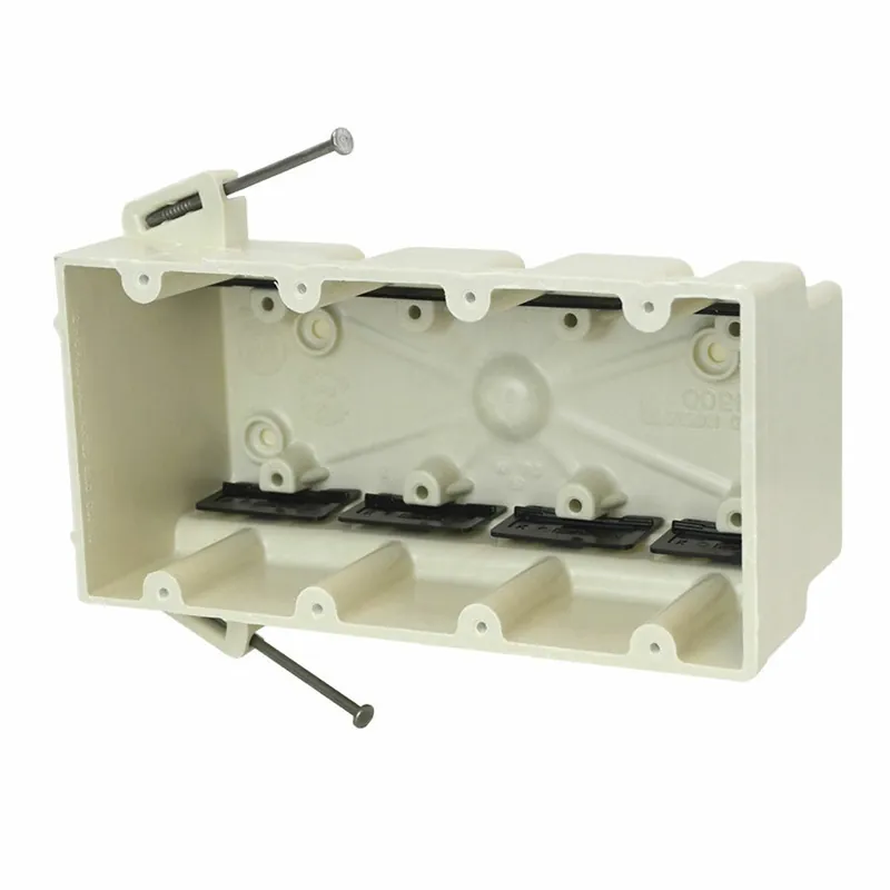 Allied Moulded Products 4300-NK 4-Gang Switch/Outlet Box