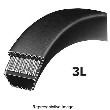 Bando 3L230 Duraflex GL FHP V-Belt 23 inches Black