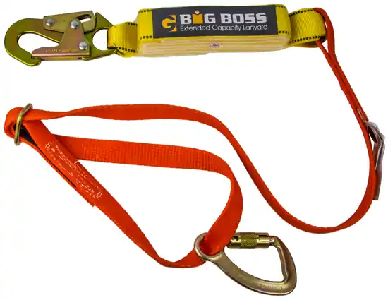 Guardian Fall Protection 11855 4 ft. to 6 ft. Adjustable Tie Back Lanyard