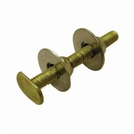 Jones Stephens C02987 1/4 x 2 1/4 Brass Closet Bolt - Elite Packs