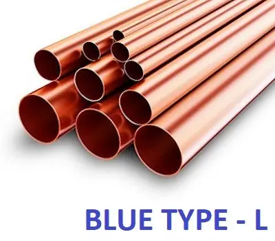 Copper Tubing 30075718 4 in. x 20 ft. Type L Hard Copper Tubing Straight Length