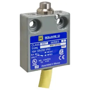 Telemecanique Sensors 9007MS01S0500 Miniature Potted Limit Switch 240Vac 10A 1NO/1NC Snap Action