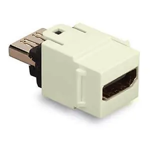 Allen Tel ATHD-09 HDMI Coupler Ivory