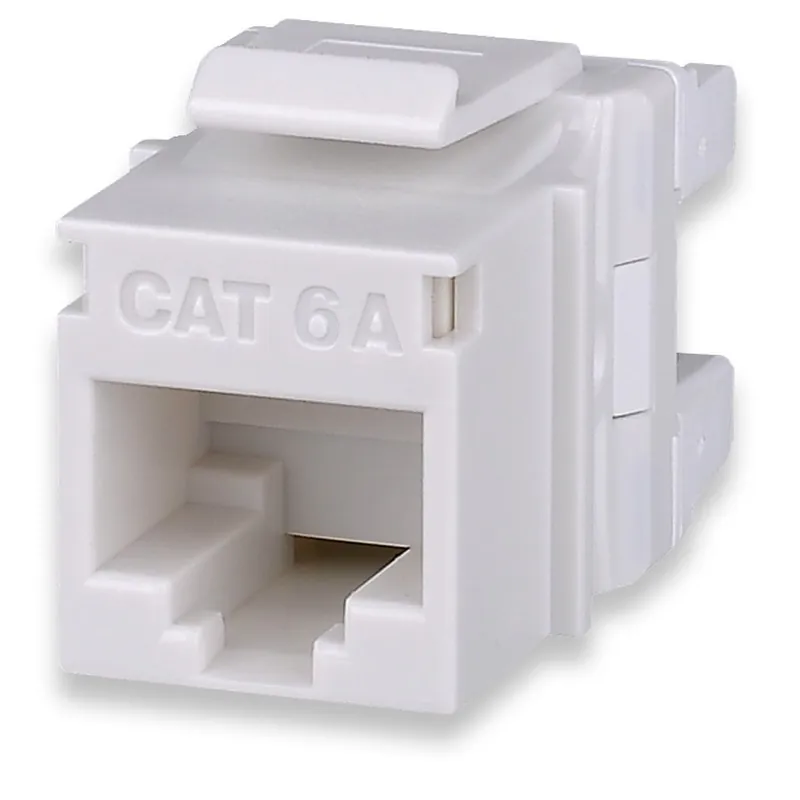 Signamax KJ458MT25-C6C-WH MT-Series CAT6 Keystone Jack, T568A/B Wiring, White