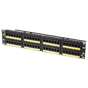 Clarity OR-PHD6AU48 Cat 6a High Density Patch Panel With 6-Port Modules