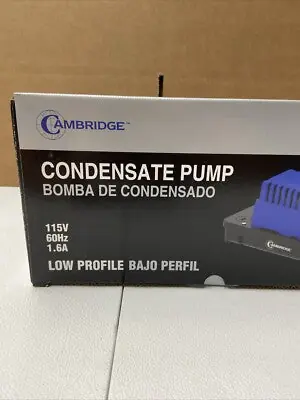 Coda Resources 201015 Cambridge Low Profile Condensate Pump 115V 21' Life & Safety Switch