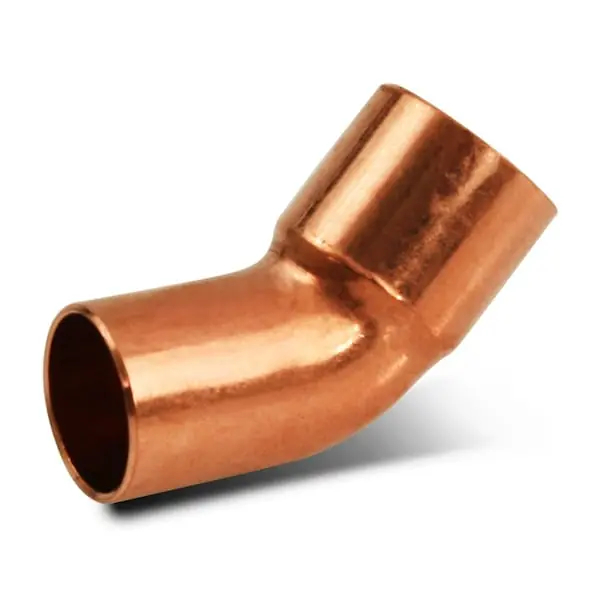 Everflow CCSF0038 Copper 45 Degree Street Elbow Fitting 3/8 Inch