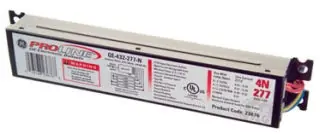General Electric 74463 (GE432MAX-G-N) Fluorescent Ballast 120-277V