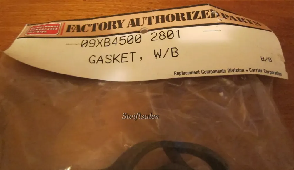 Carrier 09XB45002801 Condenser Water Box Gasket