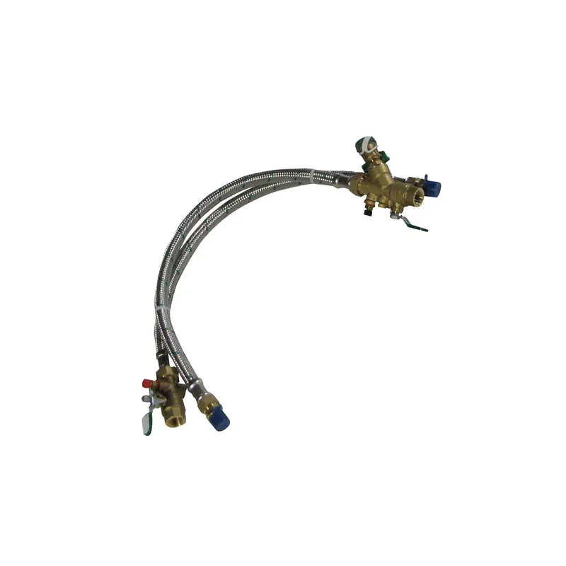 Comfort-Aire 7602-131060 Hose Kit with Flow Control & Shut Off Valves 3/4 Inch SS 6 GPM CMA7602131060