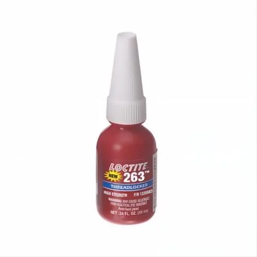 Loctite 1330583 263 High Strength Low Viscosity Oil Tolerant Primerless Threadlocker 10 mL Bottle