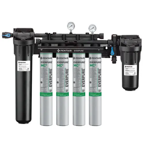 Pentair EV934710 Everpure High Flow CSR Quad-MC(2) Water Filtration System