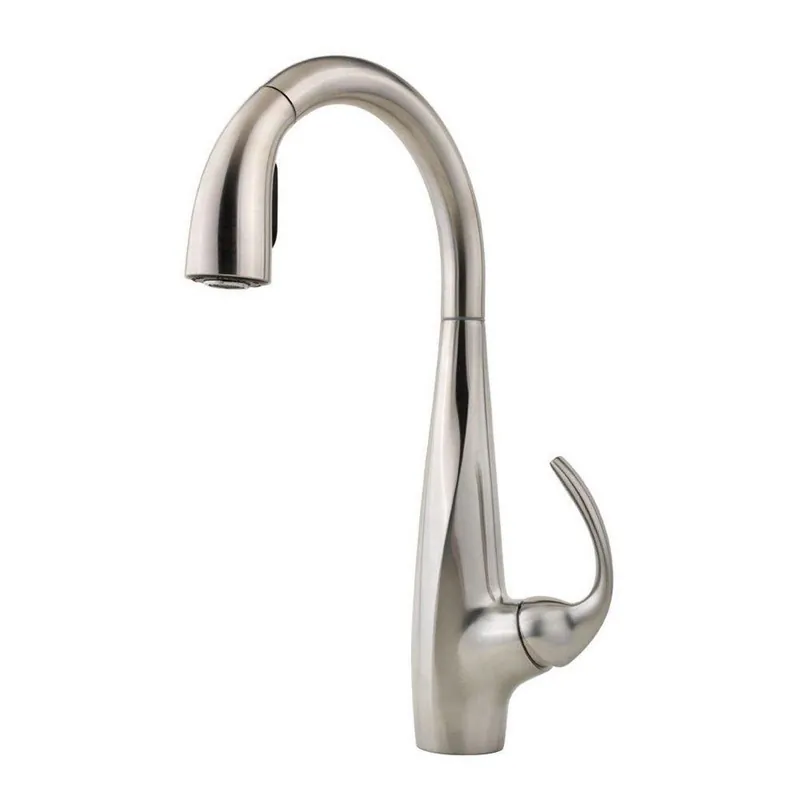 Pfister LF-529-7ANS Avanti Single Handle Pull Down Kitchen Faucet in Stainless Steel