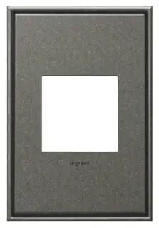 Pass & Seymour AWC1G2BP4 Wallplate 1G 2-Mode Brushed Pewter