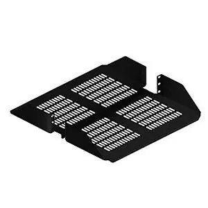 Chatsworth 11359-719 Double-Sided Low-Profile Vented Shelf Aluminum Fixed for 19 in. W Racks Black