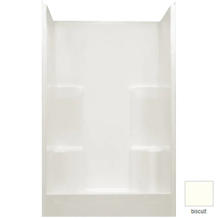 Clarion Bathware RE5848X-BC Shower 48X36 1PC Fiberglass Center Drain