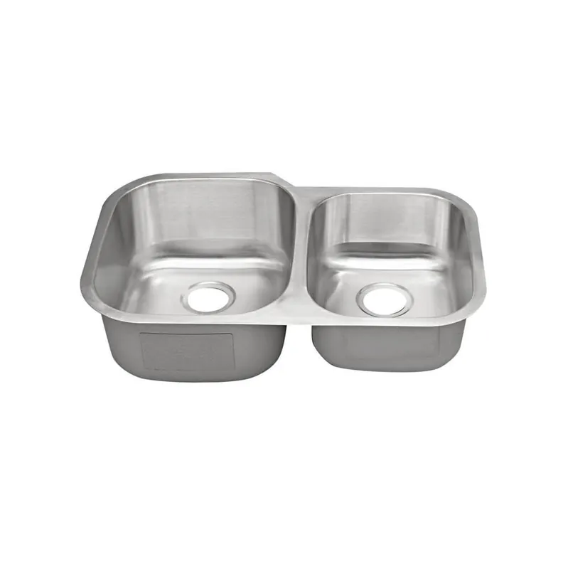 Ceco 435-R-UM Double Bowl Undermount Sink 31-1/2X 20-1/2X 9/7