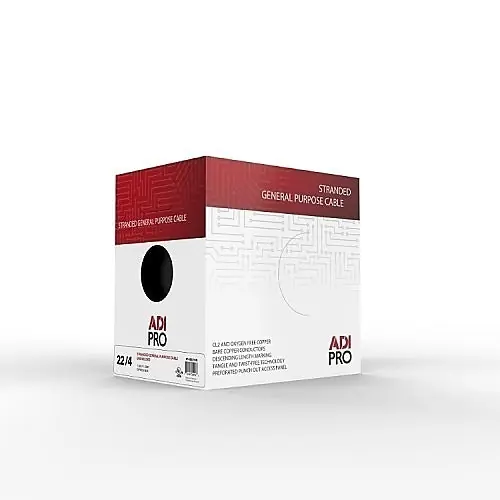 ADI PRO RT-8002109 22/4 Stranded General Purpose Cable, CL2, Express Box, 1,000'