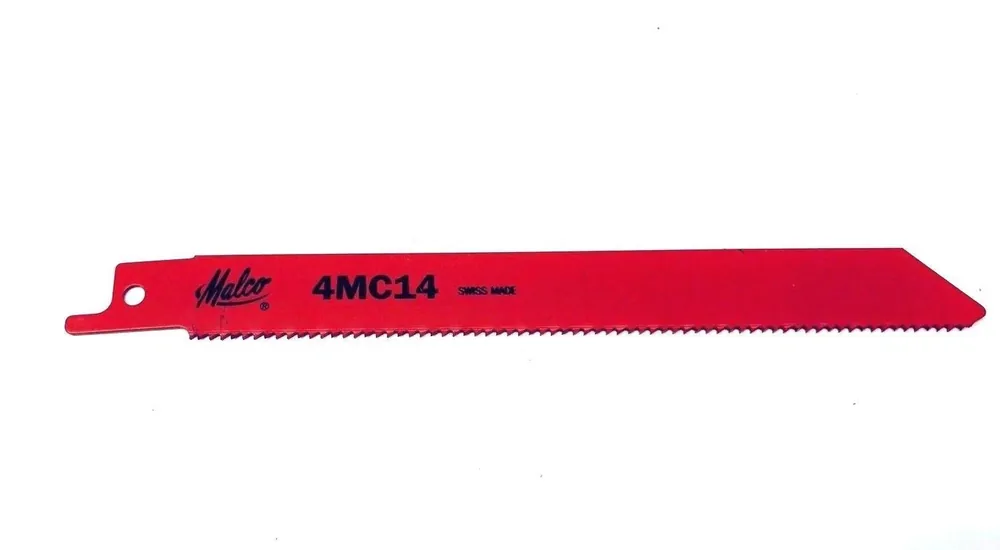 Malco MALCO-4MC14 Reciprocating Saw Blade - 6 Inch, 14 TPI, Metal Cutting (5-Pack)