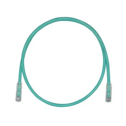 Panduit UTPSP3MGRY PanNet TX6 PLUS Class E Patch Cord Cat 6 24 AWG U/UTP Copper Stranded RJ45 Modular Plug Boot Connector 3 m