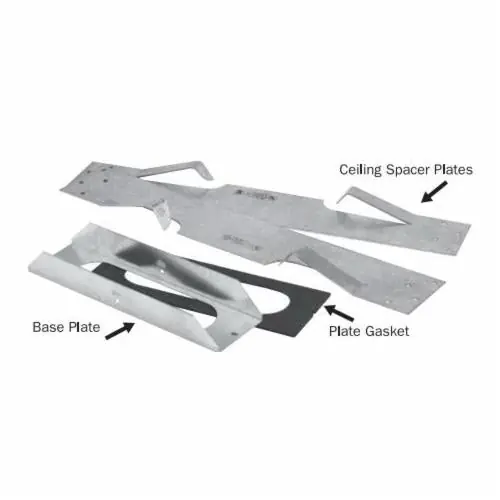 Metal-Fab 4MOK BW Installation Kit, 4 in L