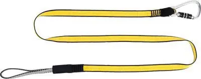 3M 1500050 DBI-SALA Fall Protection Python Safety Hook to Loop Medium Duty Lanyard 35 lb Capacity