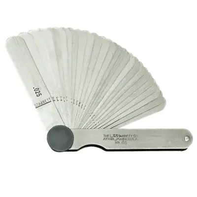 L.S. Starrett 50314 Straight-Leaf Thickness Gage 0.0250 in Thick 3-1/32 in L