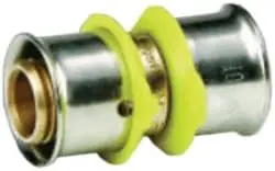 Viega 83040 PEX Press Coupling Brass 0.75 Inch
