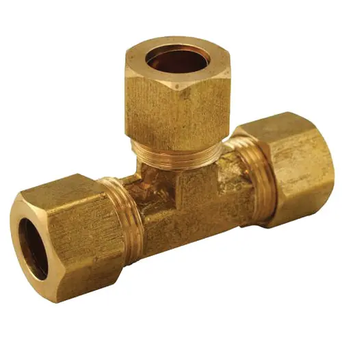 Jones Stephens C74038 Compression Tube Fitting, 1/2 in, Style 64