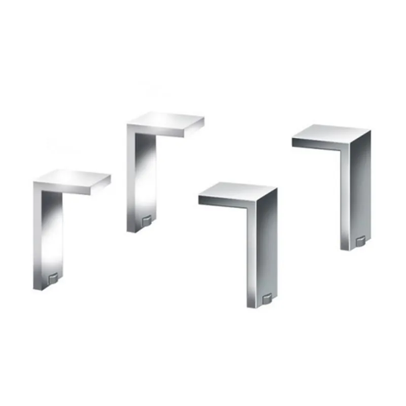 Duravit UV999400000 Plinth Leg in Polished Chrome 4-Piece
