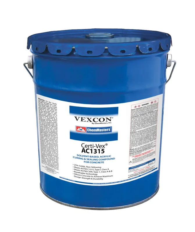 ChemMasters FV130505 Certi-Vex AC 1315 Acrylic Cure and Seal, 5 Gal.