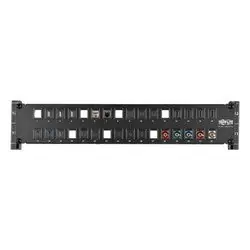 TRIPP LITE N062-032-KJ 32-Port Keystone Blank Patch Panel RJ45 USB HDMI Cat5/6 2URM
