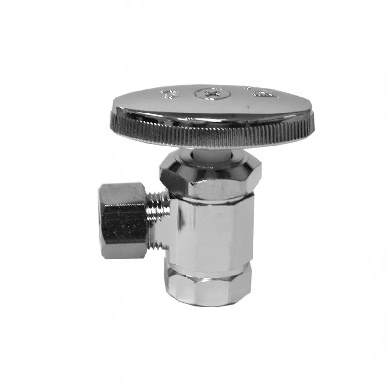 JONES STEPHENS S10338 3/8FIP X 3/8OD CHROME ANGLE SPLY STOP LEAD FREE