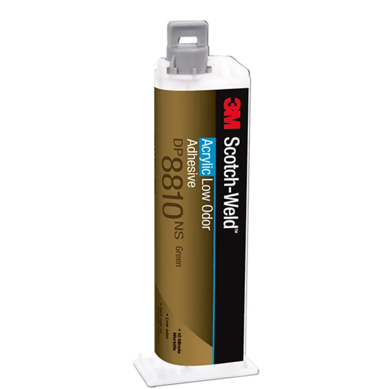 3M 7100097574 Scotch-Weld Low Odor Acrylic Adhesive DP8810NS Green 45 ML Duo-Pak