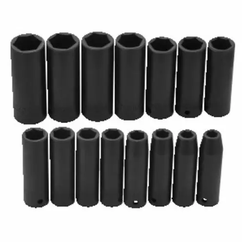 Proto STAPR-J74214 TorquePlus Socket Set 1/2 in Drive 15 Pieces J74214
