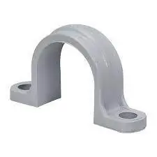 C & S 1THS-PCNN Two Hole Plastic Coated Metal Pipe Strap, Less Nails