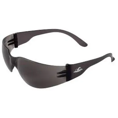 Batoray BH133AF Safety Glass 99.9% Resistant Black Smoke 12/Case