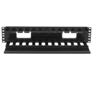 PatchLink WMPF1E Cable Manager Horizontal Single-Sided 2RU 3.5 H x 19 W x 3.7 in. D