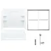 MULTI VENDOR KIT PARENTS 7122R-5405NC-0 TUB/SHWR KIT 60X32 RH WHT