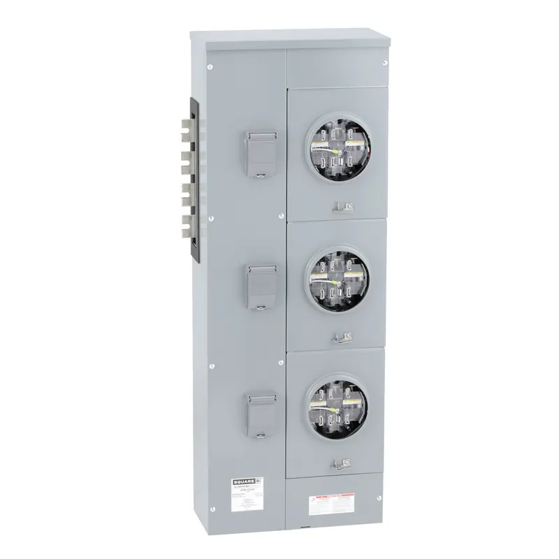 Square D EZML333225 Square D EZ Meter Pak 225 Amp 3-Socket 208Y/120V Lever Bypass Ringless