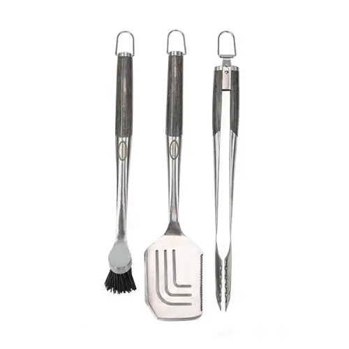 Louisiana Grills 20012 3-Piece Stainless Steel BBQ Tool Set