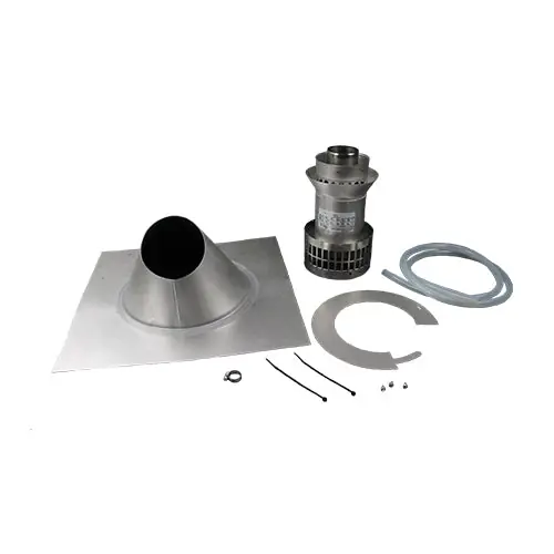 Metal-Fab MF3CGVPVK1 Vertical Vent Kit For Rheem Corr/Guard 3 Inch Tankless Water Heater/5 Inch Concentric Direct Vent