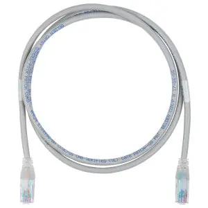 Belden C601105002 CAT6+ 24/4 Solid CMR Patch Cord, T568A/B-T568A/B, 2' (0.6 m), Green