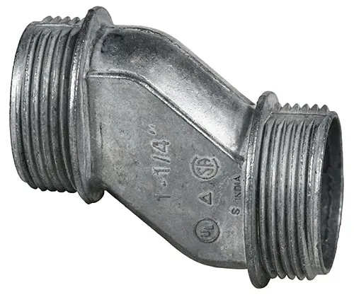 LH Dottie ON100 Offset Nipple Zinc Alloy 1 in. Size