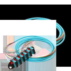 Corning CCH-CP12-E7-P03SH Closet Connector Housing Panel, pigtailed, SC Connectors Duplex, 12 F, 50 um multimode (OM4)