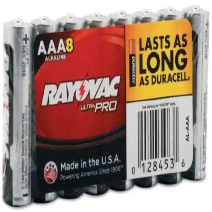 Rayovac ALAAA-8J AAA 8-Pack Ultra Pro Alkaline Batteries